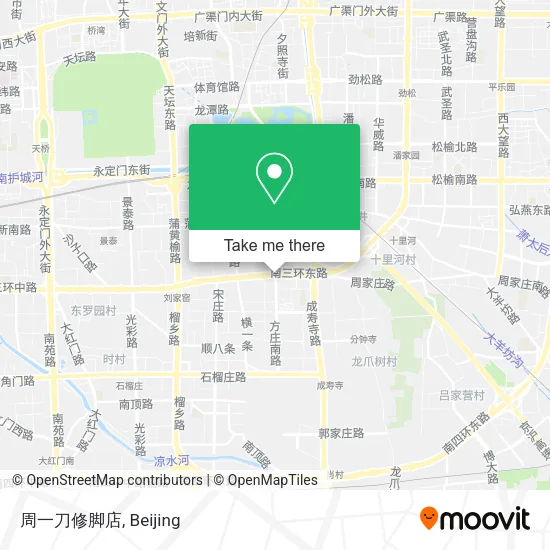 周一刀修脚店 map