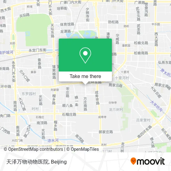 天泽万物动物医院 map