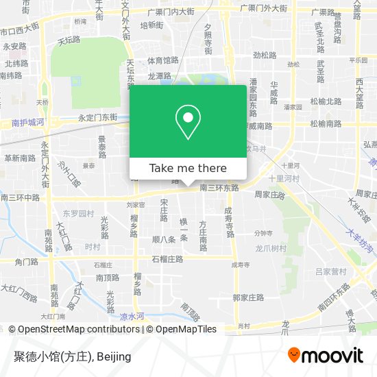 聚德小馆(方庄) map