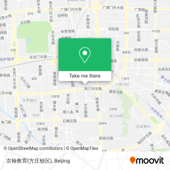 京翰教育(方庄校区) map
