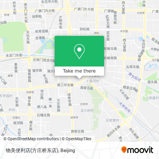 物美便利店(方庄桥东店) map