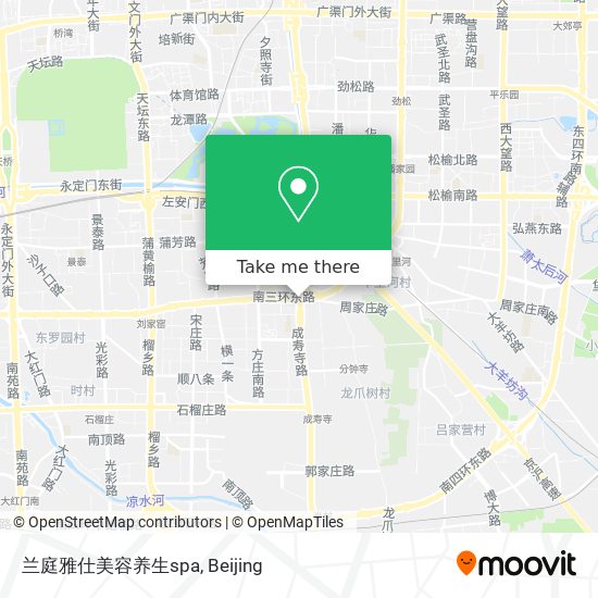 兰庭雅仕美容养生spa map