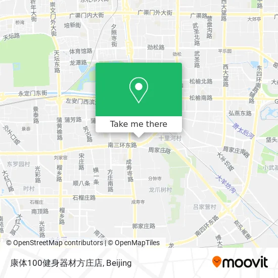 康体100健身器材方庄店 map