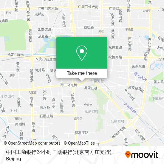 中国工商银行24小时自助银行(北京南方庄支行) map