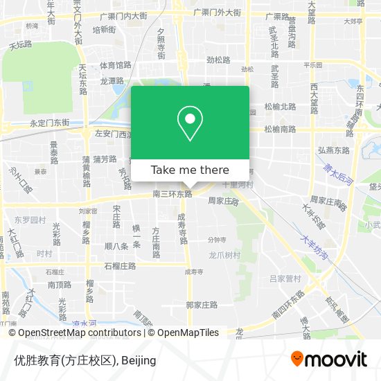 优胜教育(方庄校区) map
