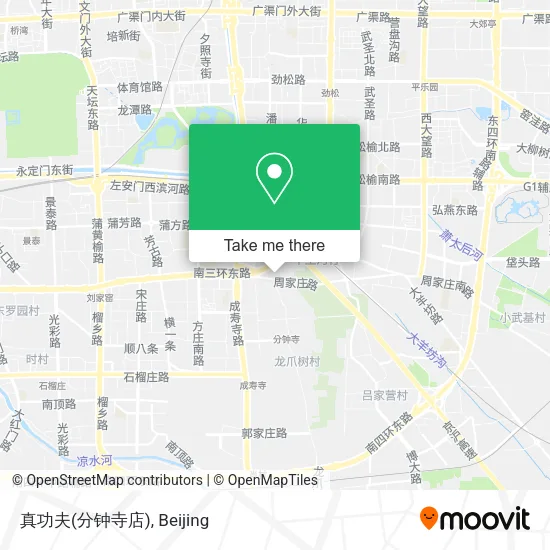真功夫(分钟寺店) map
