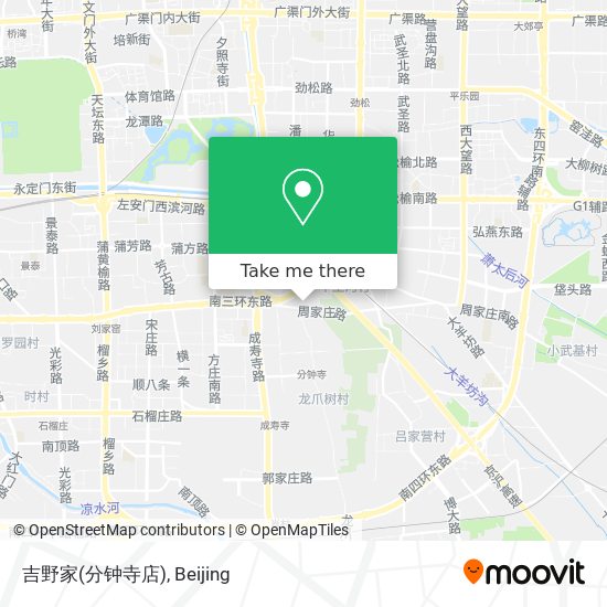 吉野家(分钟寺店) map