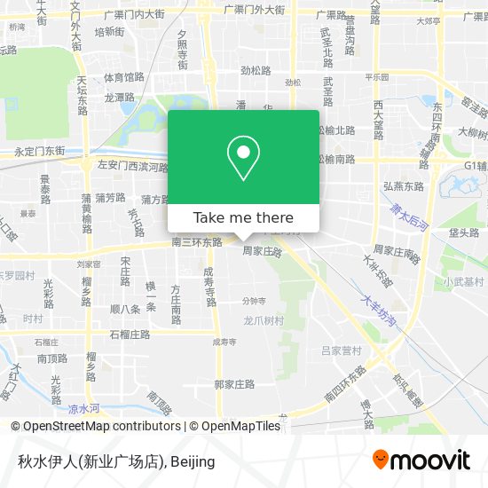 秋水伊人(新业广场店) map