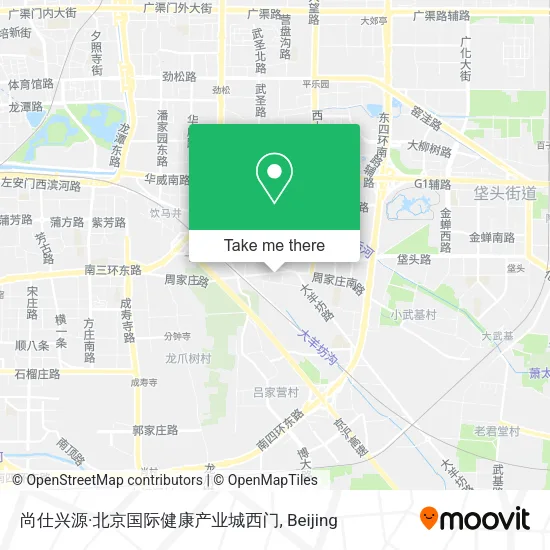 尚仕兴源·北京国际健康产业城西门 map