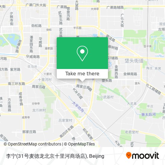 李宁(31号麦德龙北京十里河商场店) map