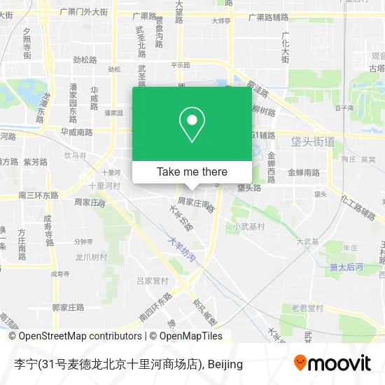 李宁(31号麦德龙北京十里河商场店) map