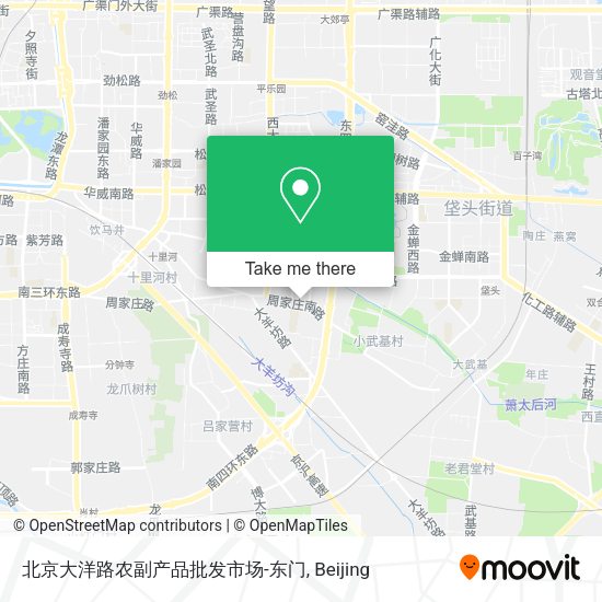北京大洋路农副产品批发市场-东门 map