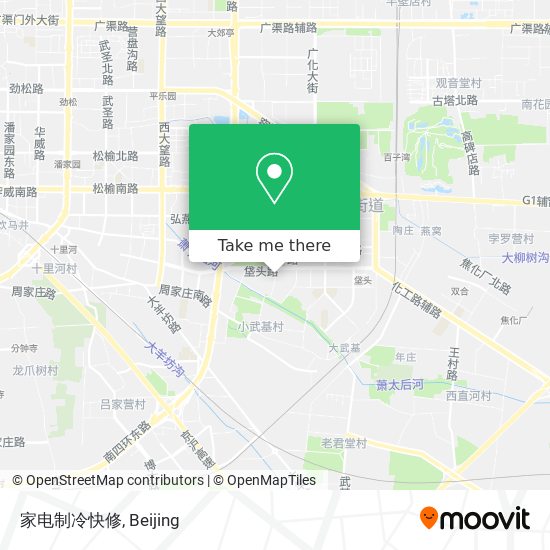 家电制冷快修 map