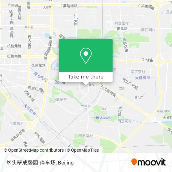 垡头翠成馨园-停车场 map
