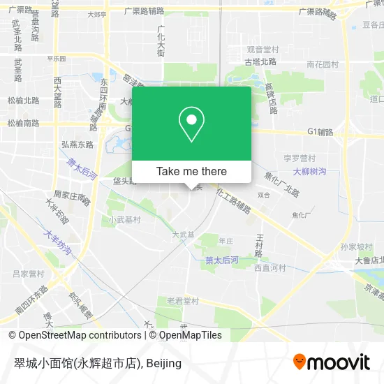 翠城小面馆(永辉超市店) map