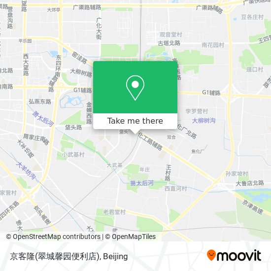 京客隆(翠城馨园便利店) map