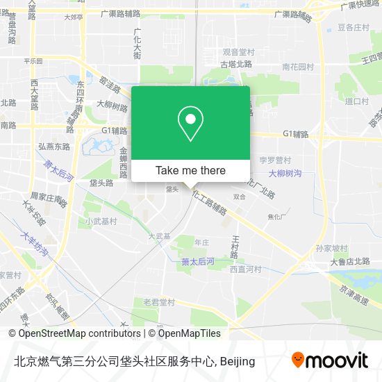 北京燃气第三分公司垡头社区服务中心 map