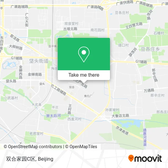双合家园C区 map