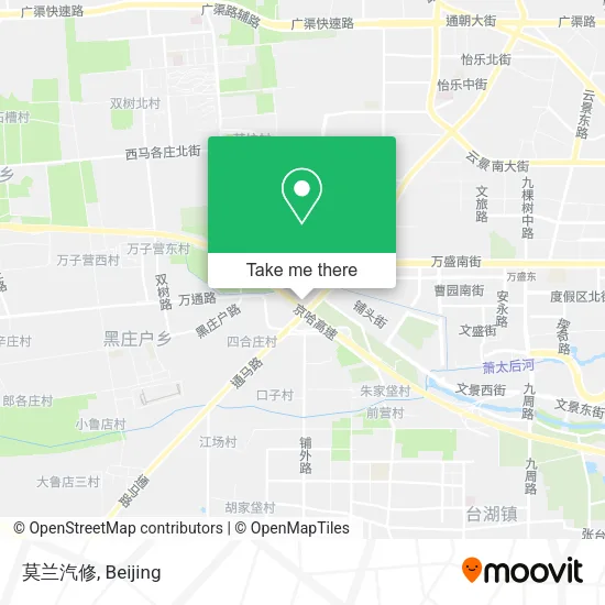 莫兰汽修 map