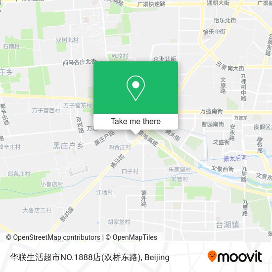 华联生活超市NO.1888店(双桥东路) map