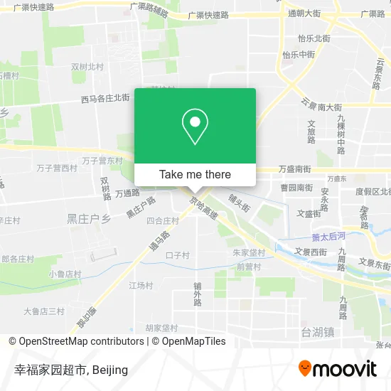 幸福家园超市 map