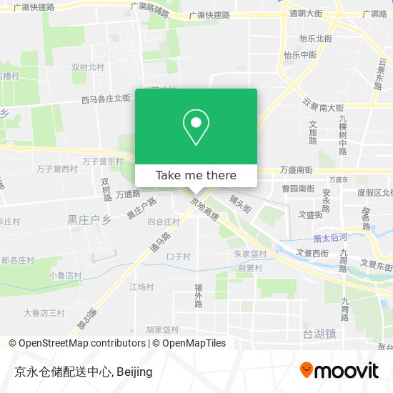 京永仓储配送中心 map