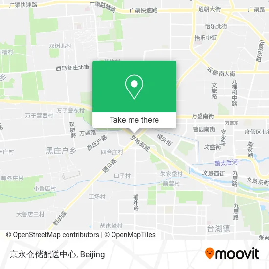 京永仓储配送中心 map