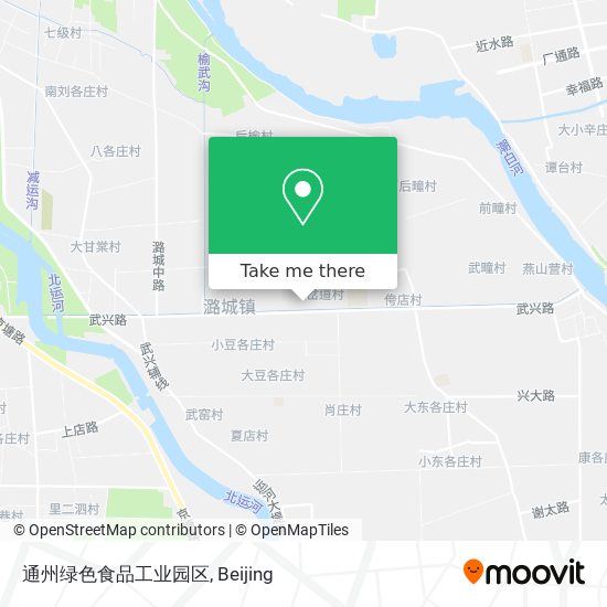 通州绿色食品工业园区 map