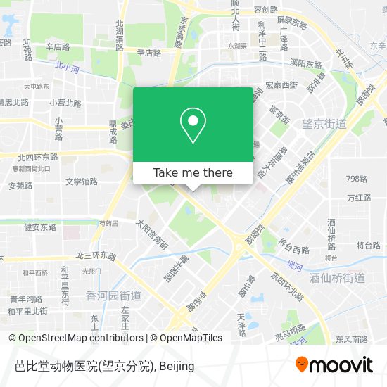 芭比堂动物医院(望京分院) map