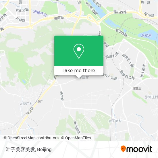叶子美容美发 map