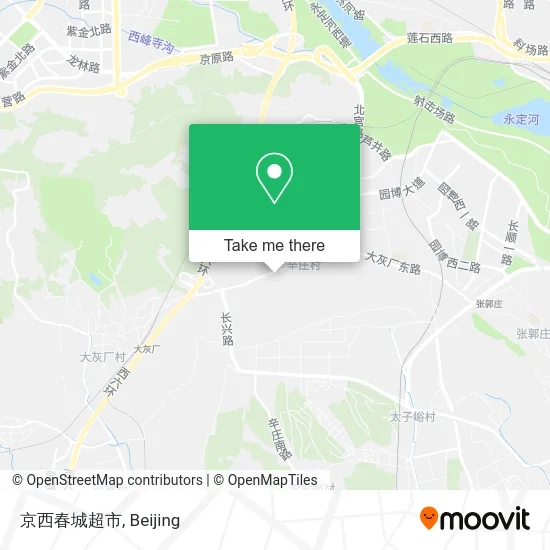 京西春城超市 map