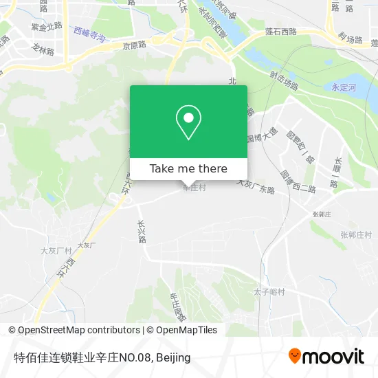 特佰佳连锁鞋业辛庄NO.08 map
