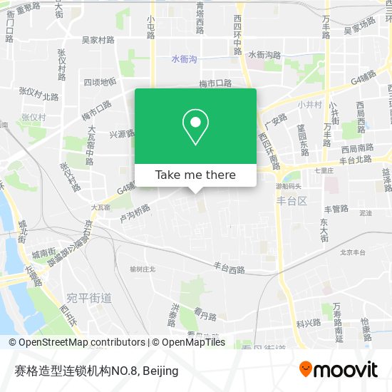 赛格造型连锁机构NO.8 map