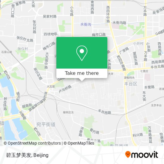碧玉梦美发 map