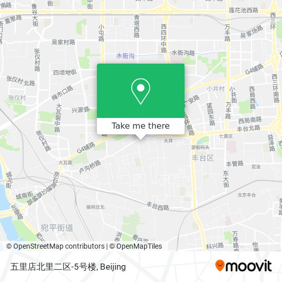 五里店北里二区-5号楼 map