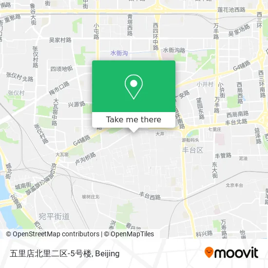 五里店北里二区-5号楼 map