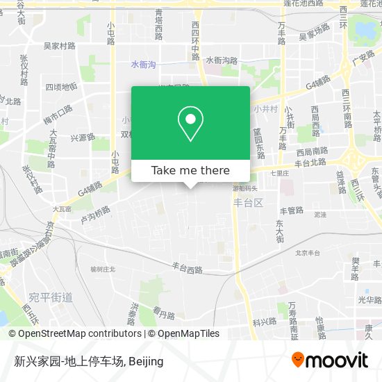 新兴家园-地上停车场 map