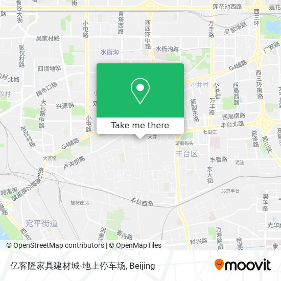 亿客隆家具建材城-地上停车场 map