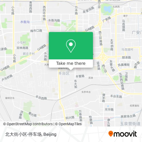 北大街小区-停车场 map