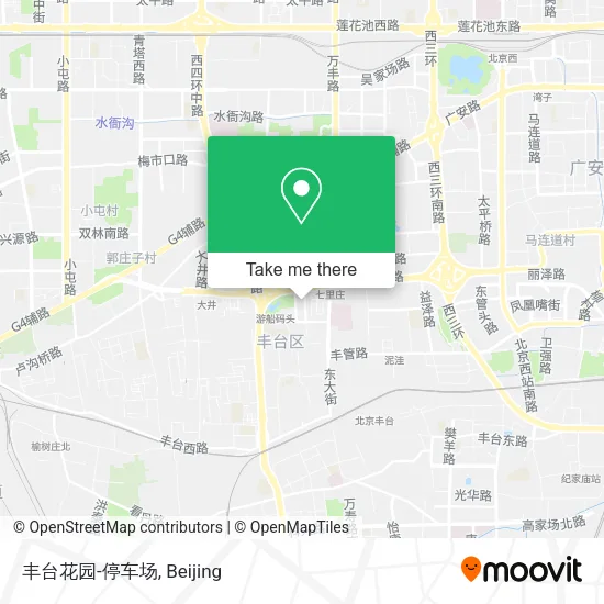 丰台花园-停车场 map