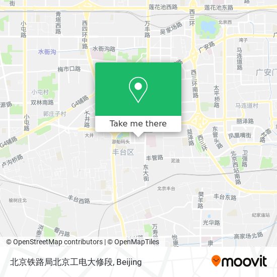 北京铁路局北京工电大修段 map