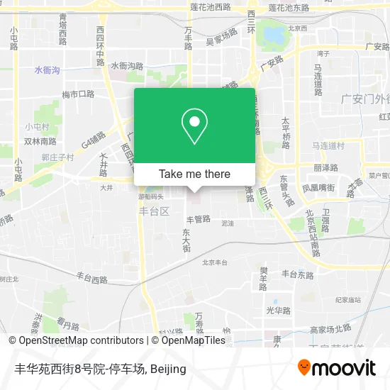 丰华苑西街8号院-停车场 map