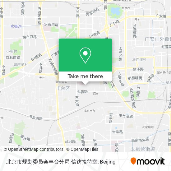 北京市规划委员会丰台分局-信访接待室 map