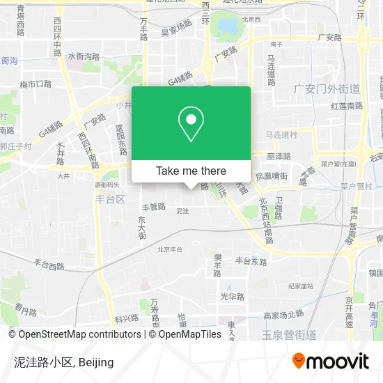 泥洼路小区 map