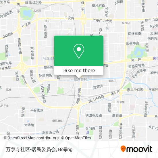 万泉寺社区-居民委员会 map