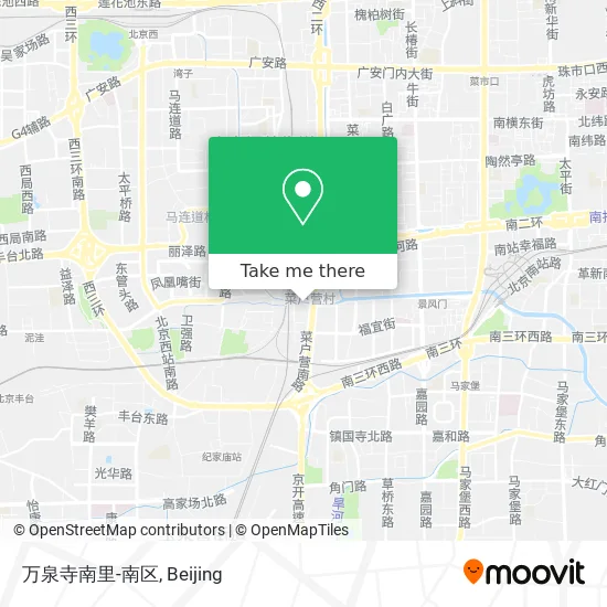 万泉寺南里-南区 map