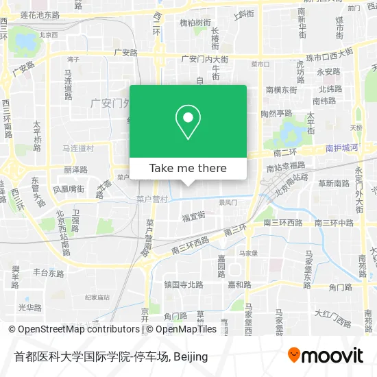 首都医科大学国际学院-停车场 map