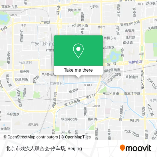 北京市残疾人联合会-停车场 map