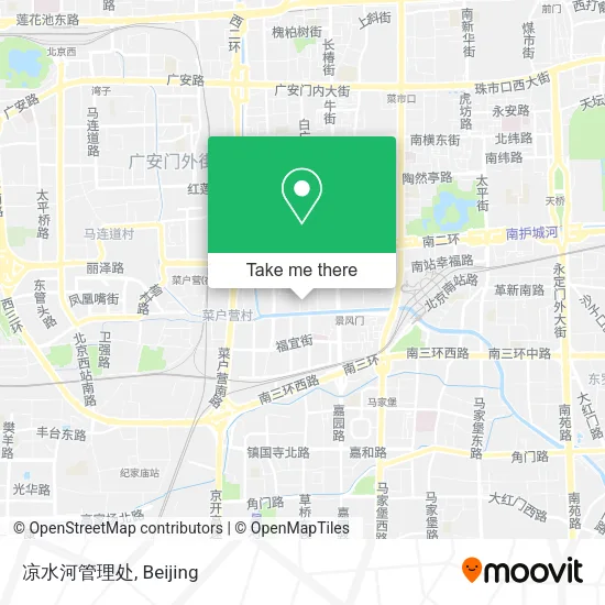 凉水河管理处 map