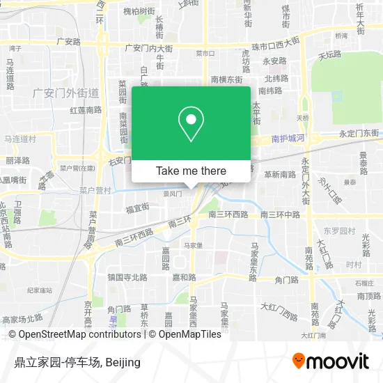 鼎立家园-停车场 map